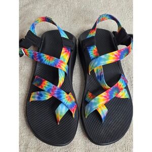 Chaco Classic‎ Sandal Rainbow Woman's Size 10 Vacation Beach Lake Walking